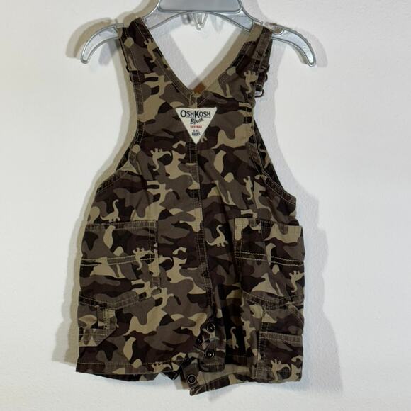 OshKosh B'gosh Camouflage Overalls Boys Size 3 months Baby - Picture 2 of 4